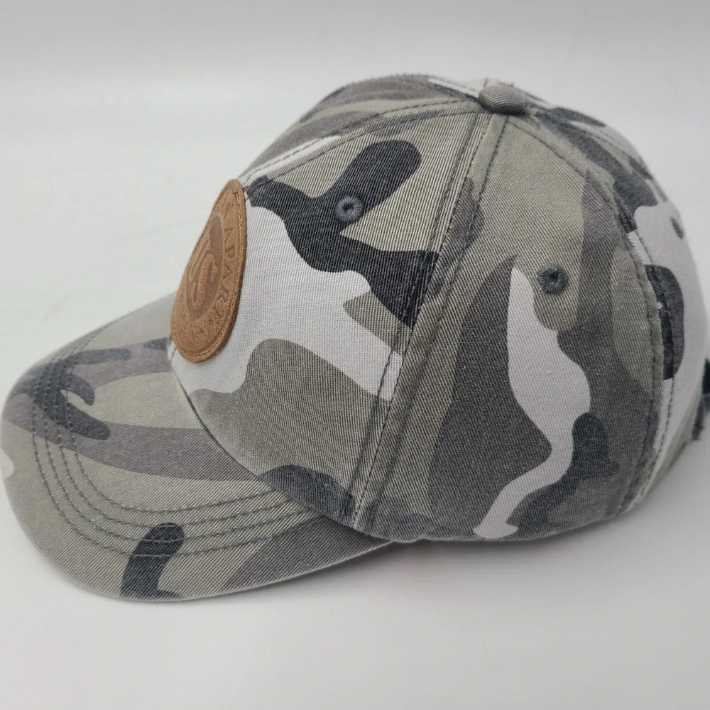 Vintage A Man Part Movie Promo Hat Adjustable Camo 2003 Thriller Action Gray Men